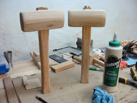 scrap wood projects - jointer mallets